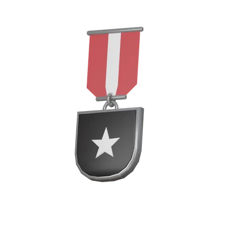 Médaille d'argent  3D Icon