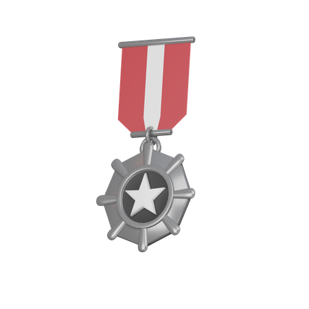 Médaille d'argent  3D Icon