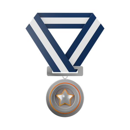 Médaille d'argent  3D Icon