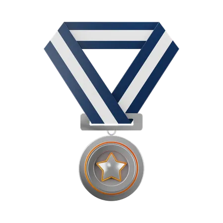 Médaille d'argent  3D Icon