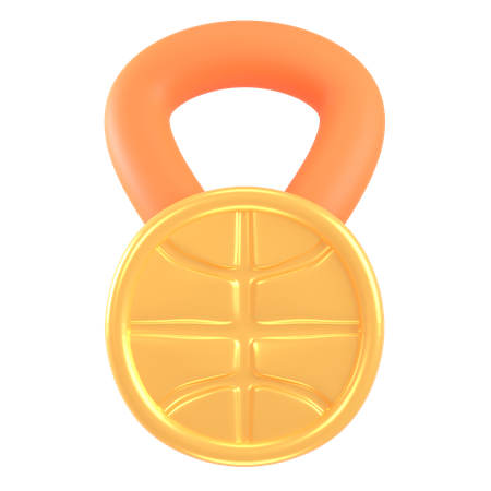 Médaille de basket  3D Icon