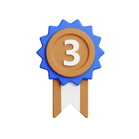 Médaille de bronze  3D Icon