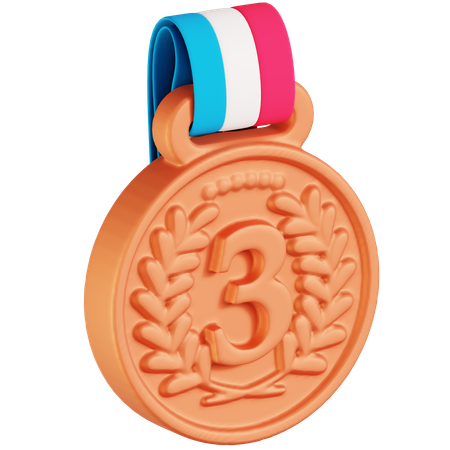 Médaille de bronze  3D Icon