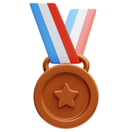 Médaille de bronze  3D Icon