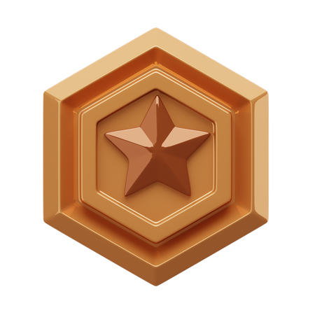 Médaille de bronze  3D Icon