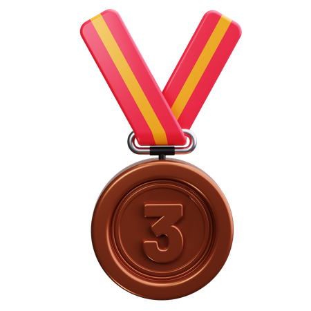 Médaille de bronze  3D Icon