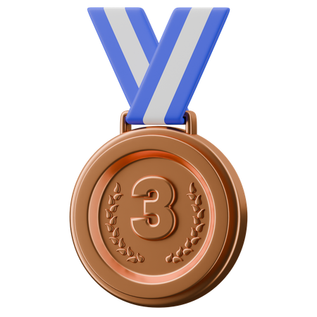 Médaille de bronze  3D Icon