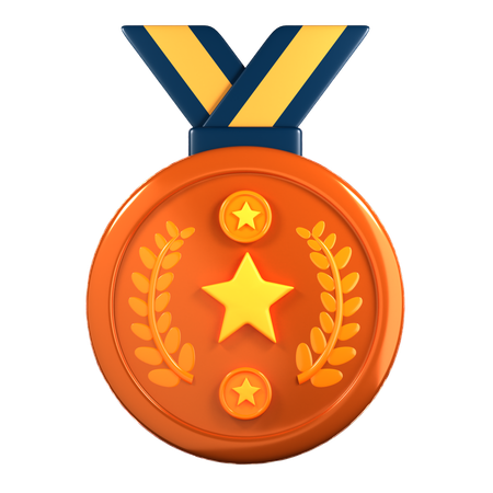 Médaille de bronze  3D Icon