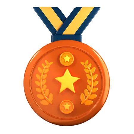 Médaille de bronze  3D Icon