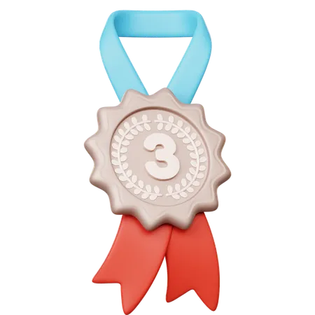 Médaille de bronze 3  3D Icon