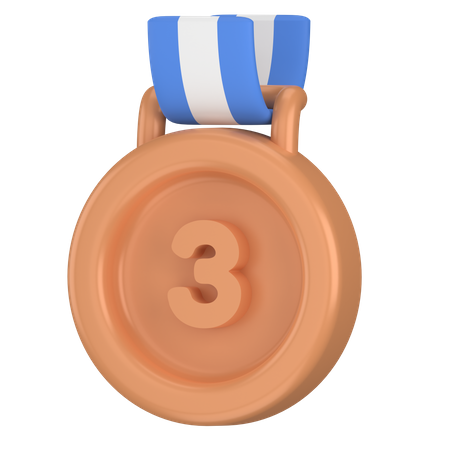 Médaille de bronze  3D Icon