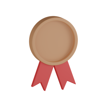 Médaille de bronze  3D Icon