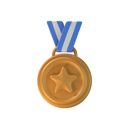 Médaille de bronze  3D Icon