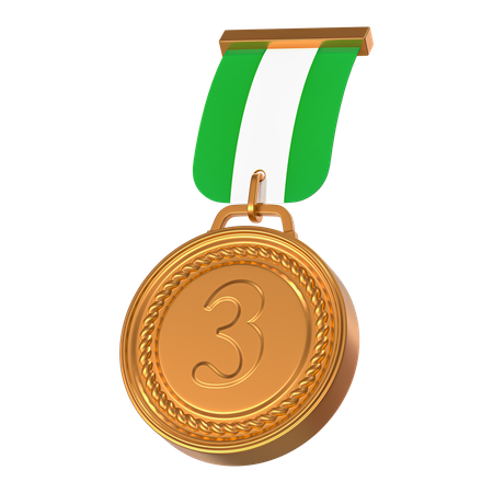 Médaille de bronze  3D Icon