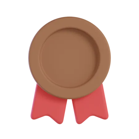 Médaille de bronze  3D Icon