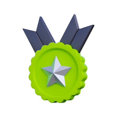 Médaille de gymnastique  3D Icon