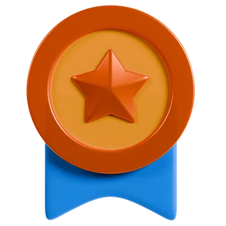 Médaille de la victoire  3D Icon