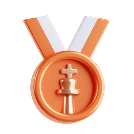 Médaille d'échecs  3D Icon