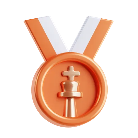 Médaille d'échecs  3D Icon