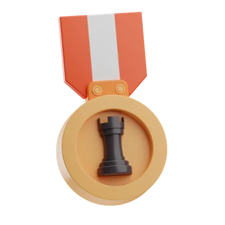 Médaille d'échecs  3D Icon