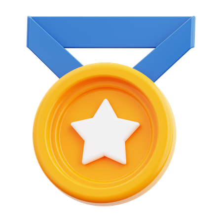 Médaille d'or  3D Icon