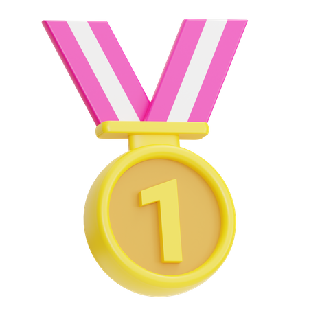 Médaille d'or  3D Icon