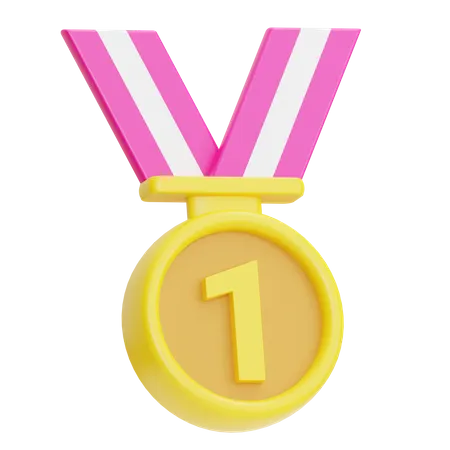 Médaille d'or  3D Icon