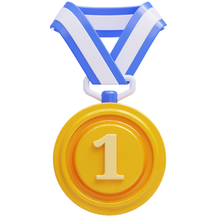 Médaille d'or  3D Icon
