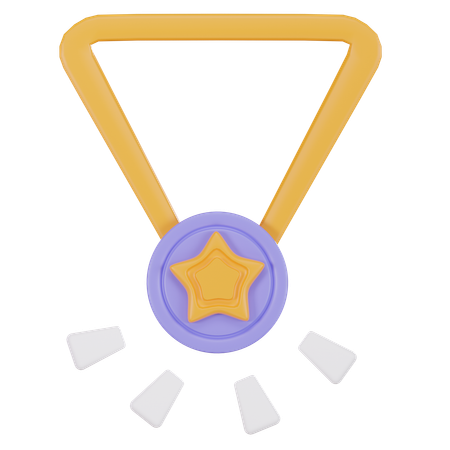 Médaille étoile  3D Icon