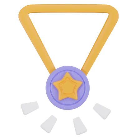 Médaille étoile  3D Icon