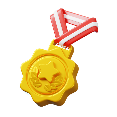 Médaille étoile  3D Icon