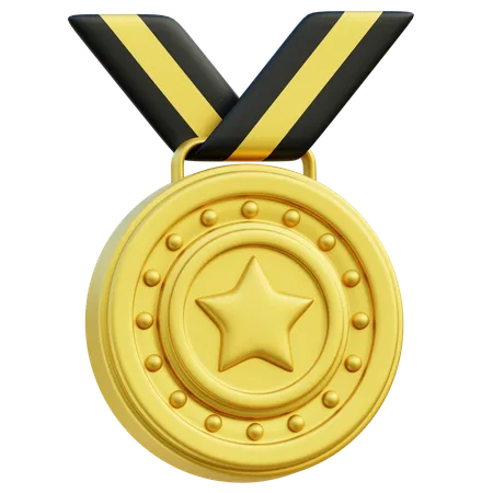 Médaille étoile  3D Icon