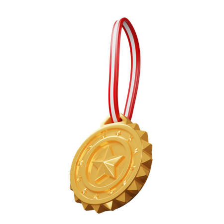 Médaille étoile  3D Icon