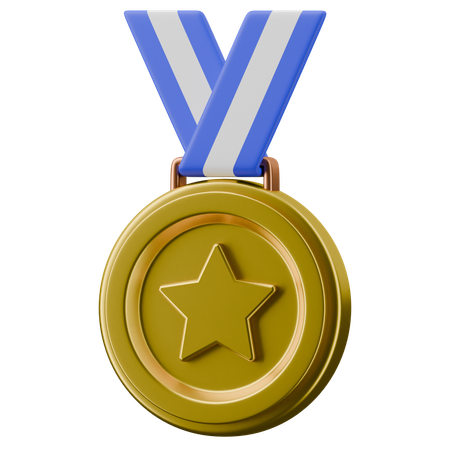 Médaille étoile  3D Icon