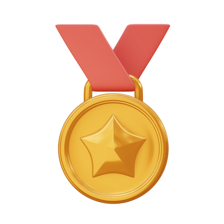 Médaille étoile  3D Icon