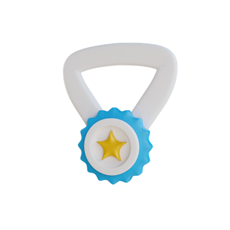 Médaille étoile  3D Icon