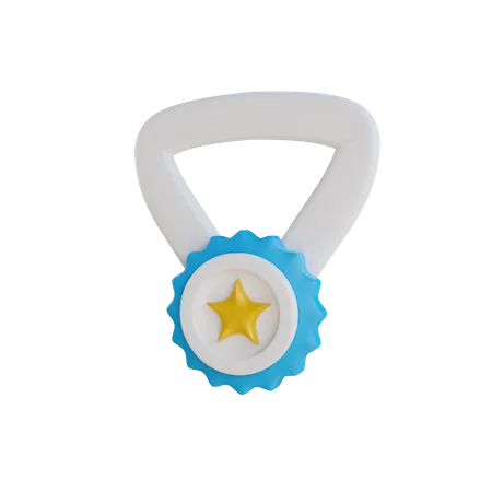 Médaille étoile  3D Icon