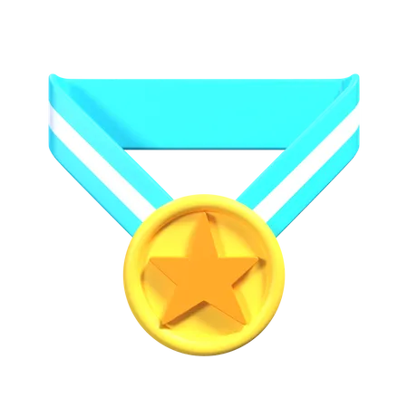 Médaille étoile  3D Icon