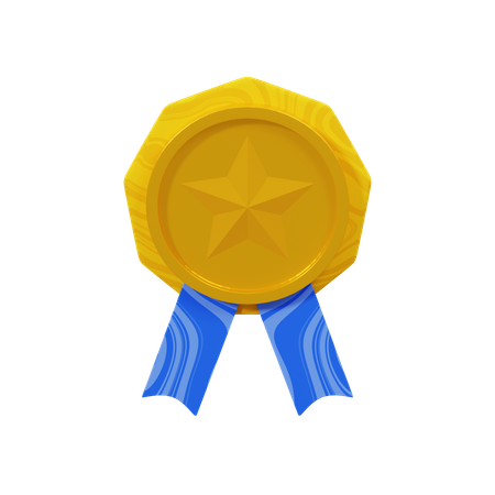 Médaille étoile  3D Icon