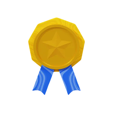 Médaille étoile  3D Icon