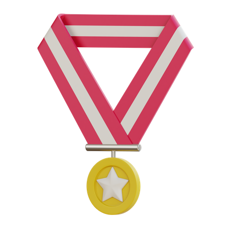 Médaille étoile  3D Icon