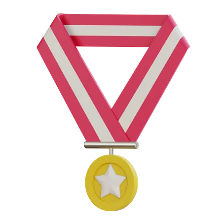 Médaille étoile  3D Icon