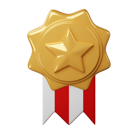 Médaille galantaire  3D Icon