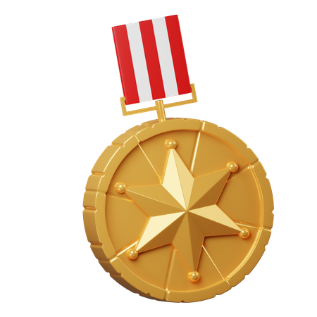 Médaille galantaire  3D Icon