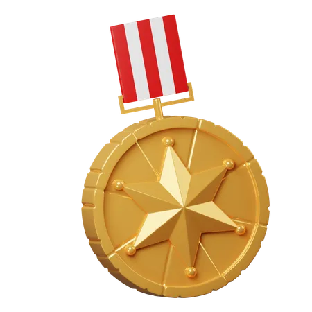 Médaille galantaire  3D Icon