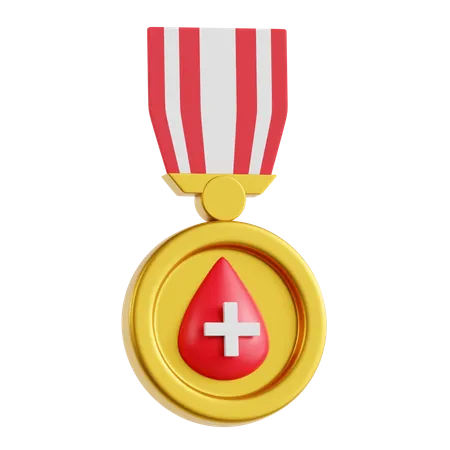 Médaille médicale  3D Icon