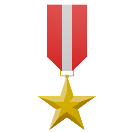 Médaille militaire  3D Illustration