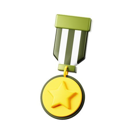 Médaille militaire  3D Icon