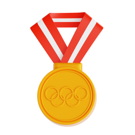 Médaille olympique  3D Icon