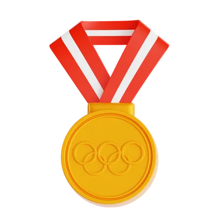 Médaille olympique  3D Icon